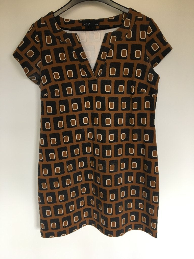 Retro jurk Sora JBC maat 42, Maat 42/44 (L), Ophalen of Verzenden, Gedragen, Boven de knie