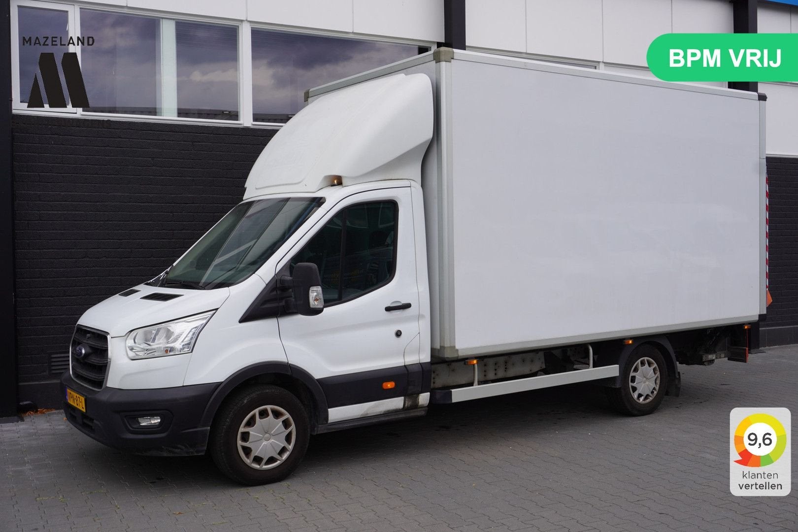 Ford Transit 2.0 TDCI L4 130PK Bakwagen EURO 6 - LAADKLEP -, Auto's, Bestelwagens en Lichte vracht, Wit, Bedrijf, 318 g/km, Ford