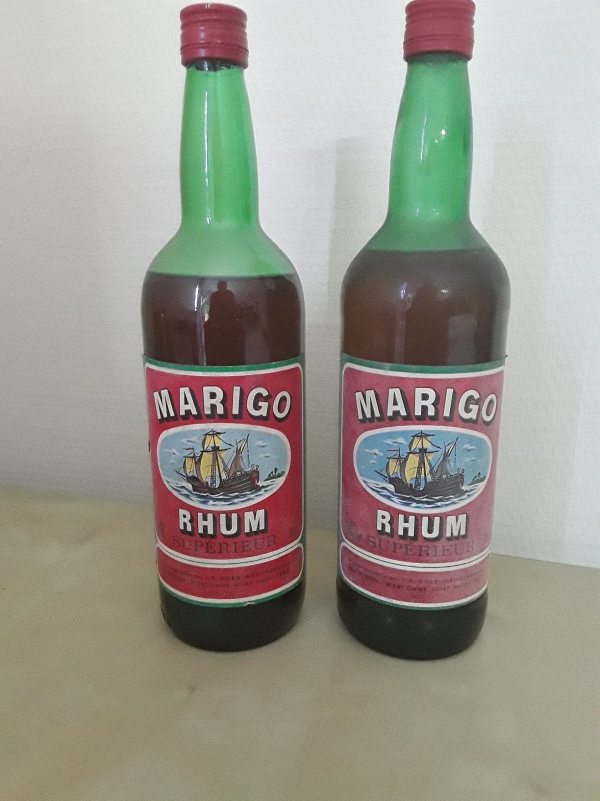 rhum marigo, Enlèvement