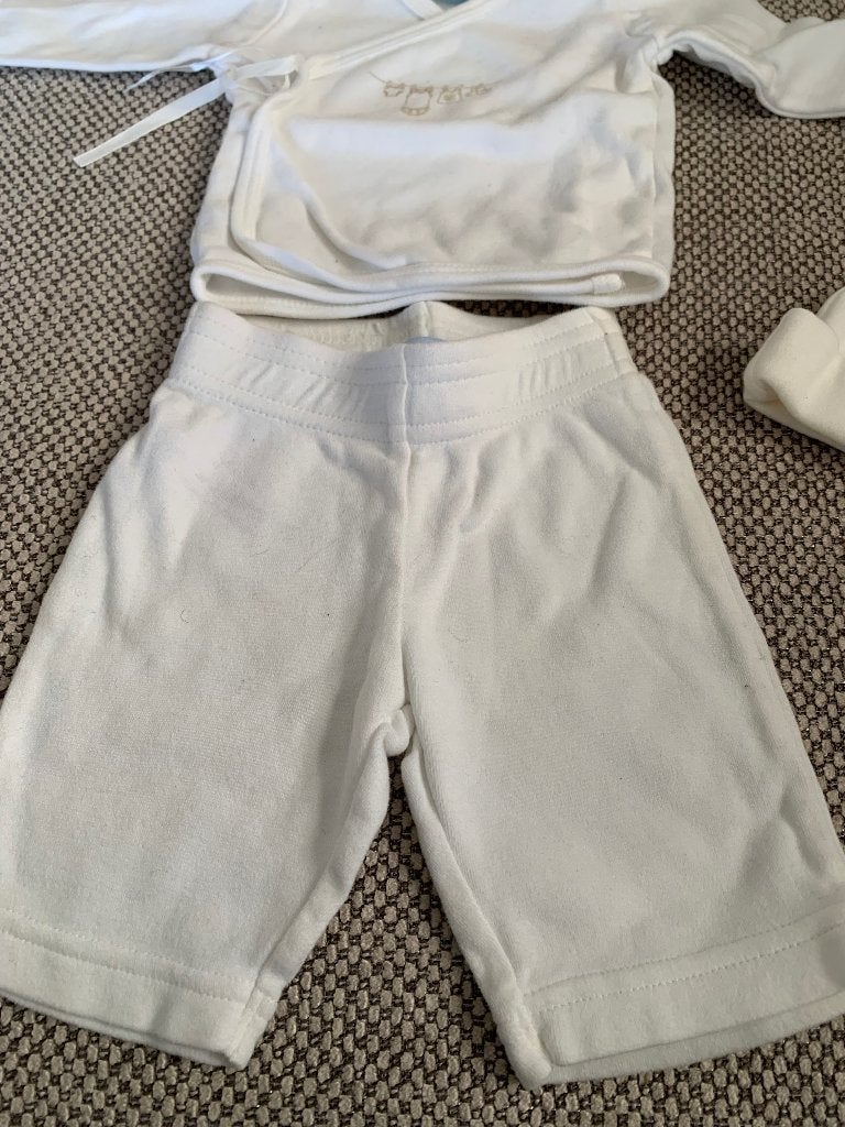 Driedelig newbornset HEMA maat 50- nieuwstaat, Kinderen en Baby's, Babykleding | Maat 50, Ophalen of Verzenden, Nieuw, Broekje