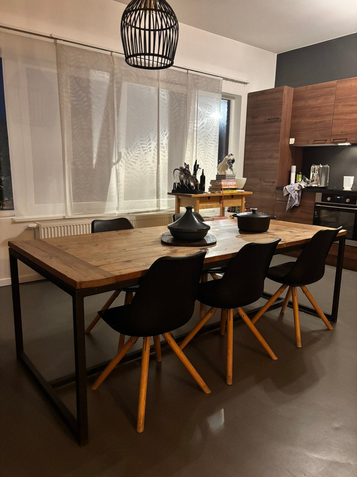 Eetkamerstoelen, Ophalen, Kunststof, Gebruikt, Zwart