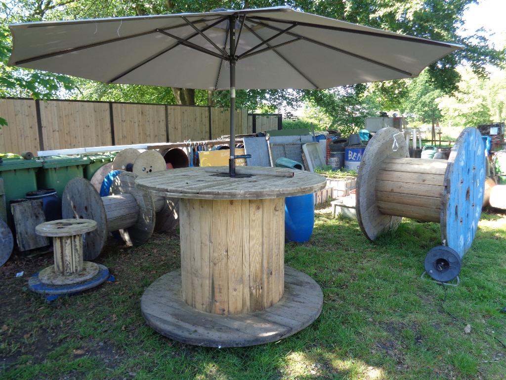 À poser, à suspendre, pour jardin, terrasse,, Jardin & Terrasse, Enlèvement, Comme neuf, Bois