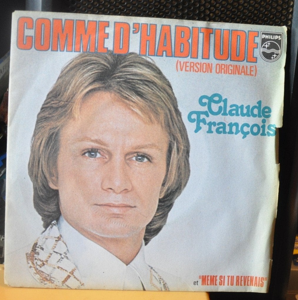 vinyl 45 tours claude françois (x20385), Enlèvement ou Envoi, Utilisé, Autres genres