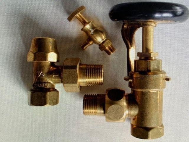 Robinet neuf bakelite radiateur fonte a eau chaude, Envoi