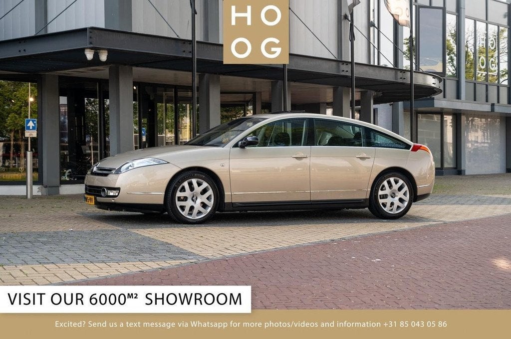 Citroën C6 3.0 V6 Exclusive (bj 2006, automaat), Auto's, Citroën, Bedrijf, Te koop, C6, Lederen bekleding, Benzine, Euro 4, Berline