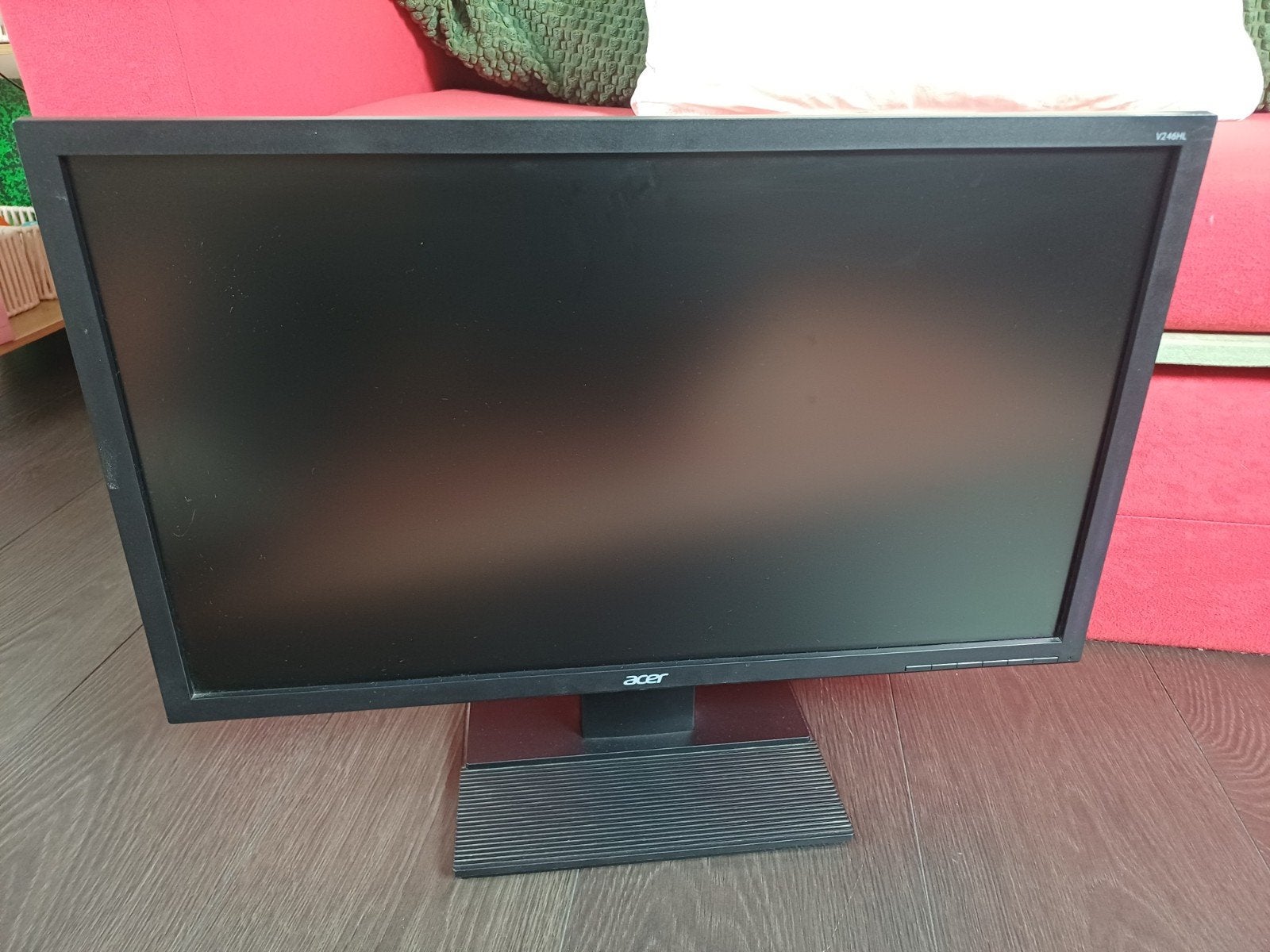 Monitor Acer V246HL, Computers en Software, Ophalen, Niet werkend, DVI, Acer