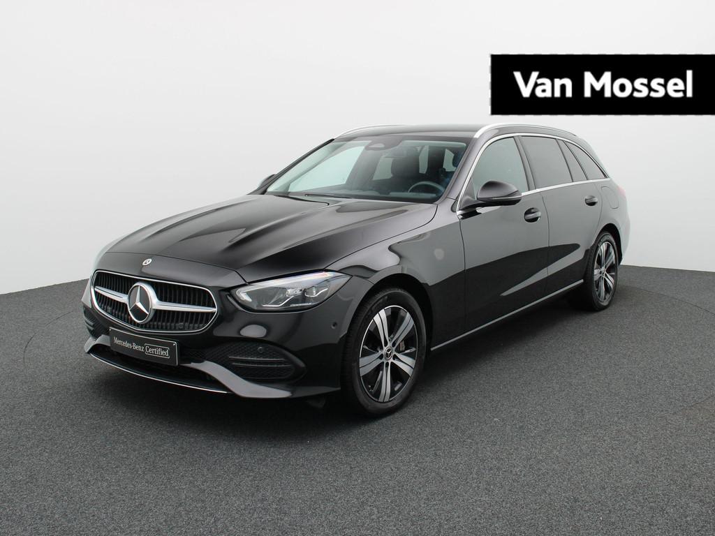 Mercedes-Benz C-klasse C 300 e Luxury Line, Auto's, Automaat, Zwart, 4 cilinders, Zwart