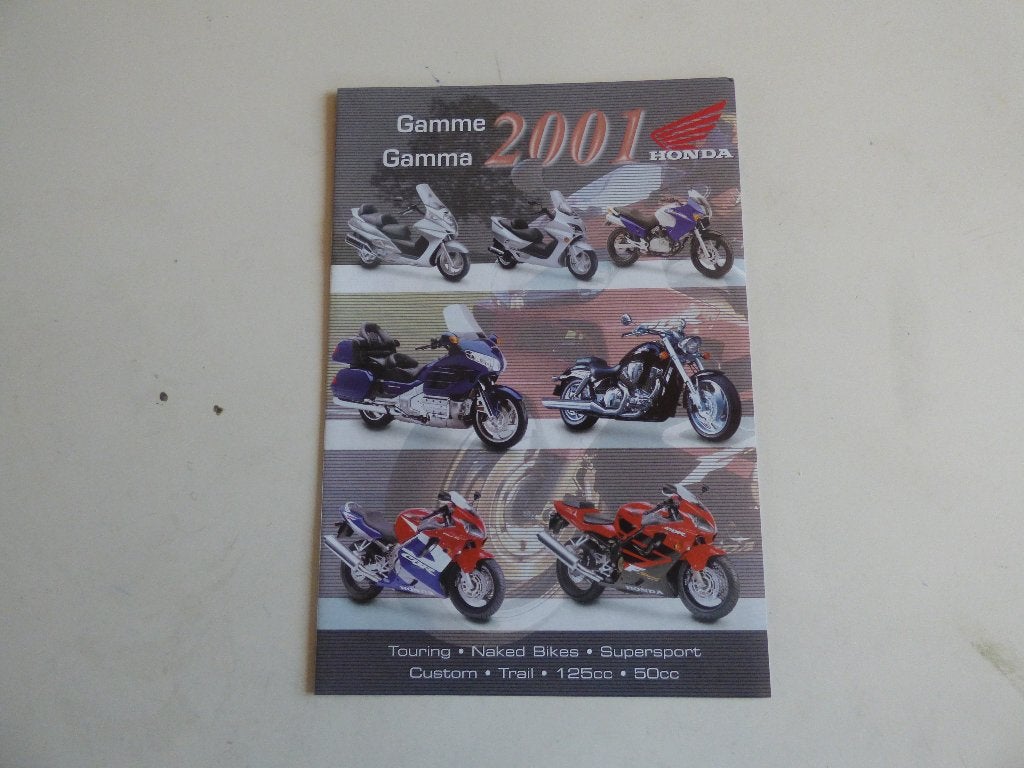 HONDA FOLDER MODELLEN 2001, Motoren, Ophalen of Verzenden, Honda
