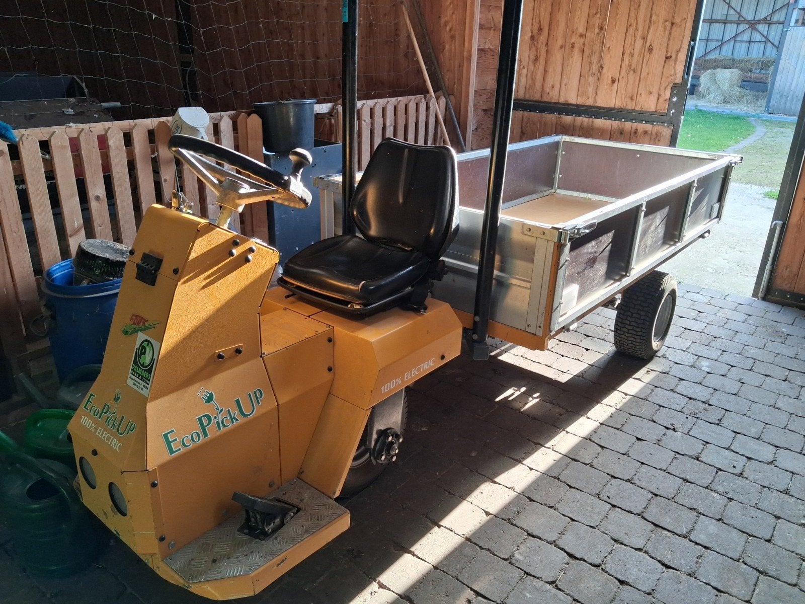 Golfkar gator werkwagen, Enlèvement