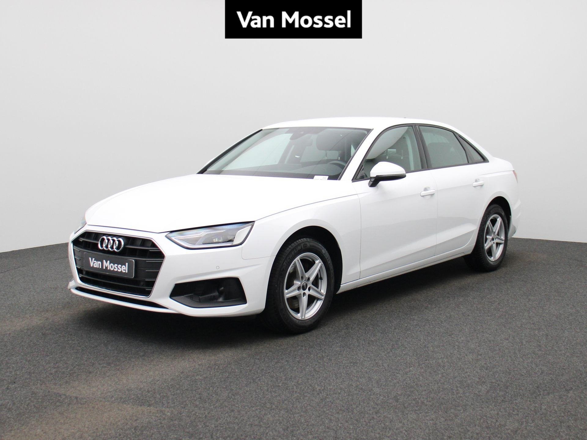 Audi A4 30 TDI S tronic ZETELVERWARMING | NAVI | PDC, Auto's, 4 deurs, Stof, Gebruikt, Zwart