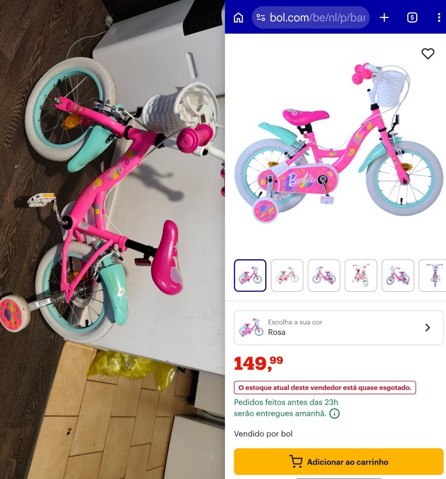 Meisjesfiets, Fietsen en Brommers, Ophalen of Verzenden
