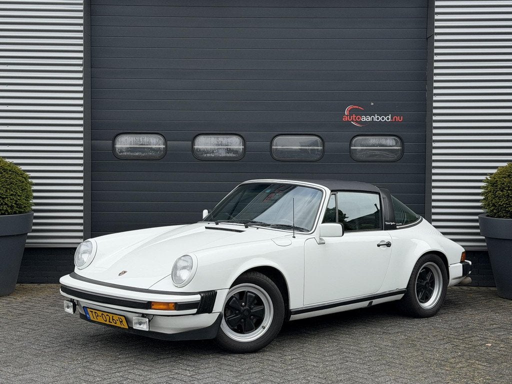 Porsche 911 3.0 SC Targa | Grand Prix White |, Auto's, Achterwielaandrijving, Gebruikt, 2994 cc, Leder