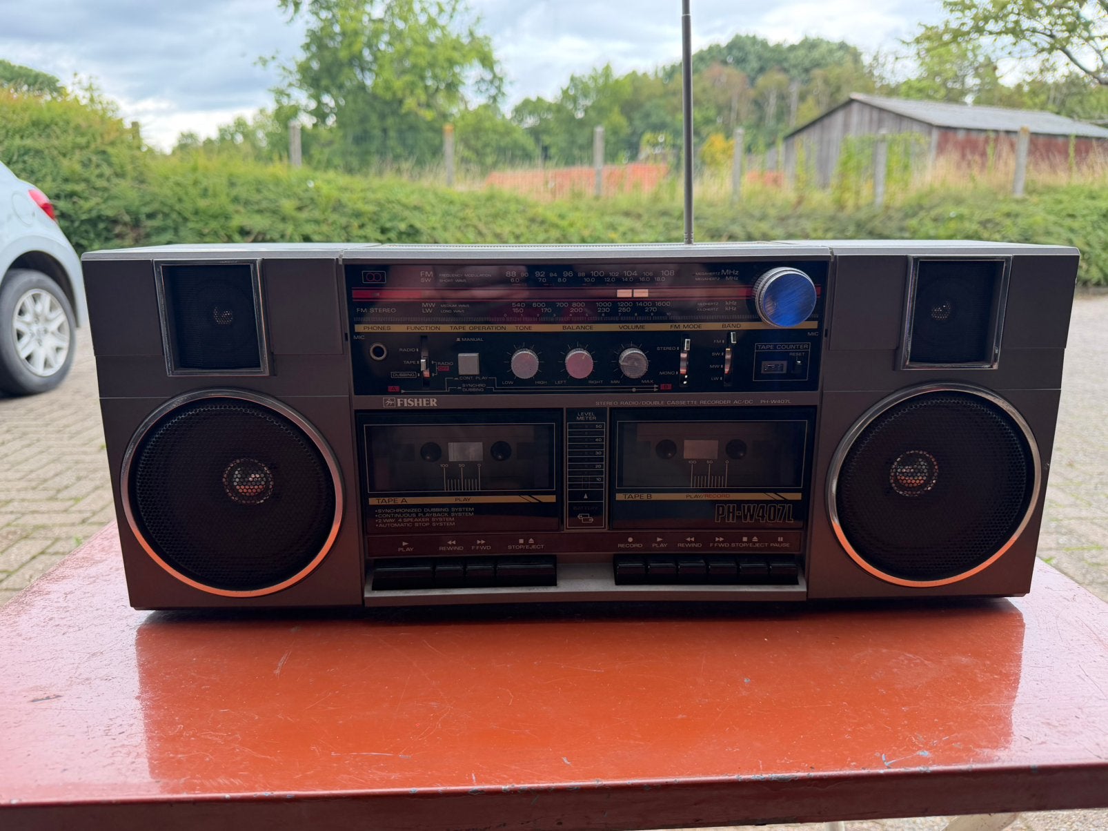 Fisher model no ph-w407L ghettoblaster, Enlèvement, Radio