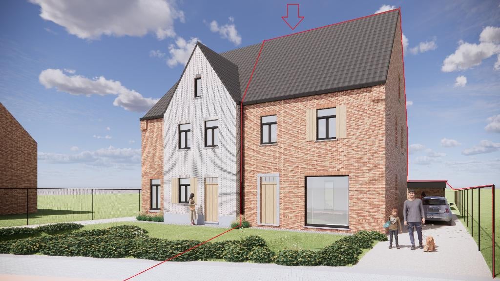 Moderne pastorijwoning te koop in hartje van Wellen 5a50ca!, Immo, 196 m², 3830 Wellen, Provincie Limburg, 500 tot 1000 m²