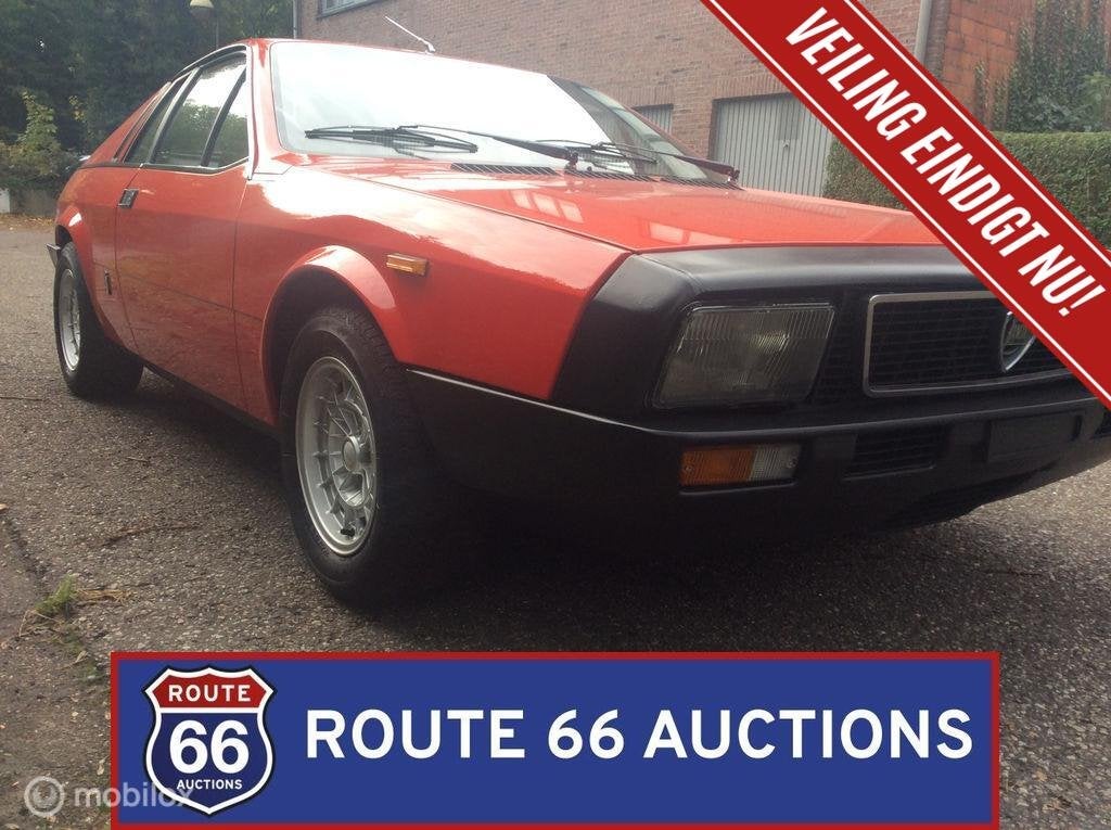 Lancia Beta Montecarlo | 1977 | Route 66 Auctions, Autos, Achat, Entreprise, Boîte manuelle, Autre carrosserie