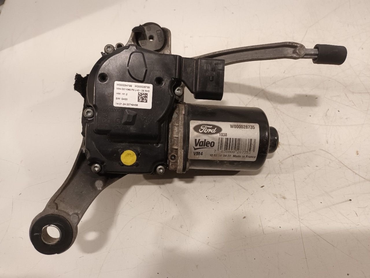 Ruitenwissermotor achter Ford Transit, Auto-onderdelen, Onderdelen@venauto.nl, Van der Ven Autorecycling B.V., Gebruikt, Ettenseweg 76, 4706 PB Roosendaal, The Netherlands
