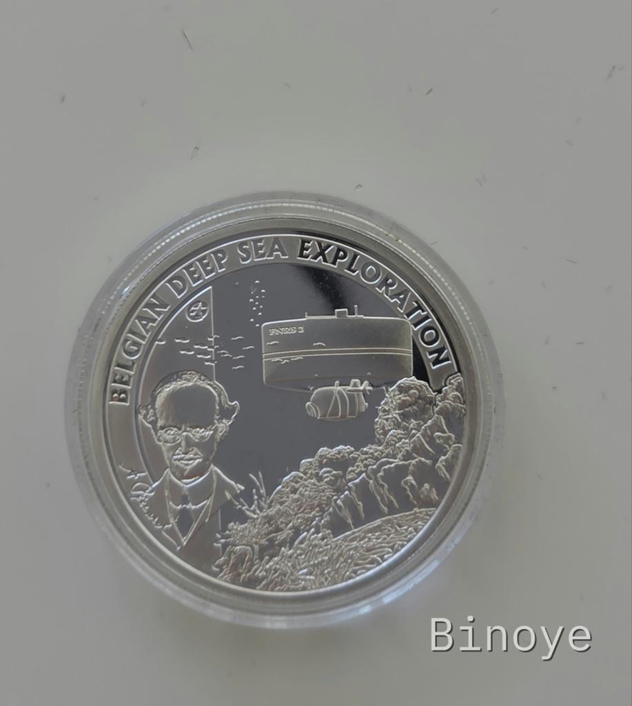 Belgique 10€ 2011 Auguste Piccard argent 925 Proof BE, Ophalen of Verzenden, België, 10 euro, Zilver