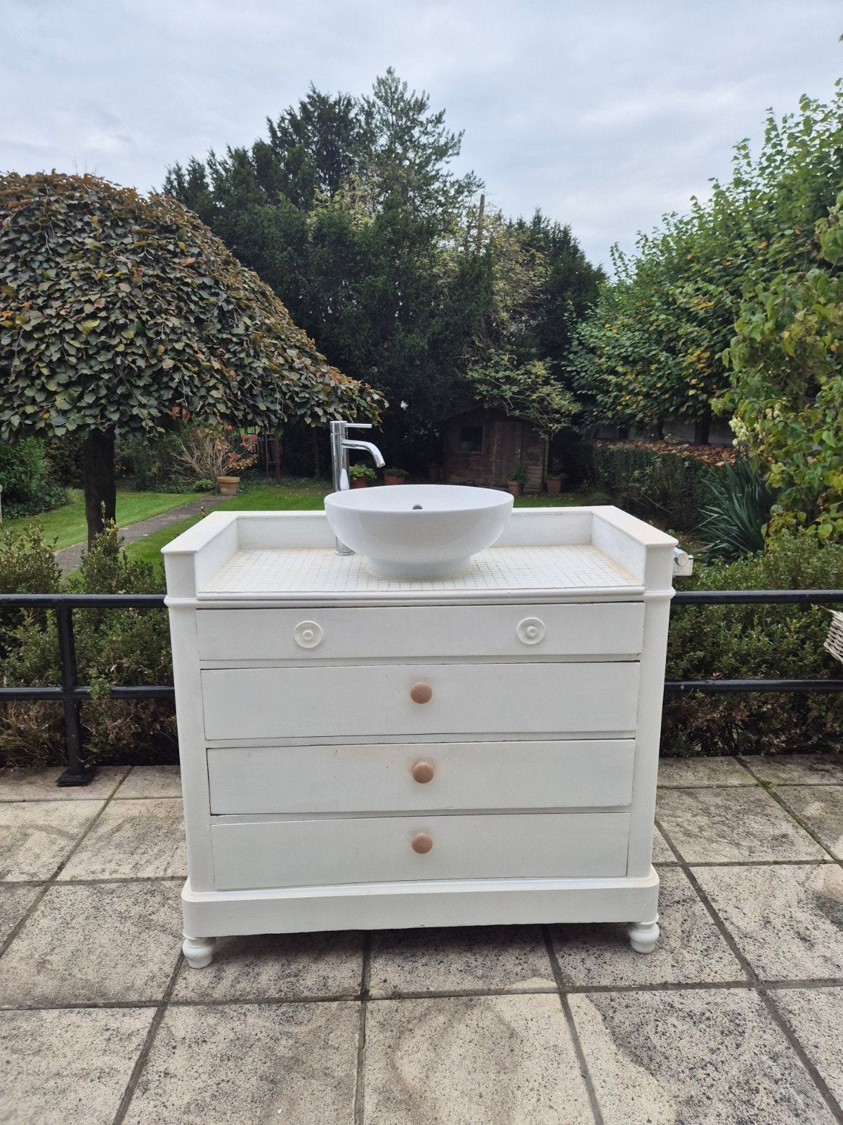 lavabo meubel met lades, Ophalen