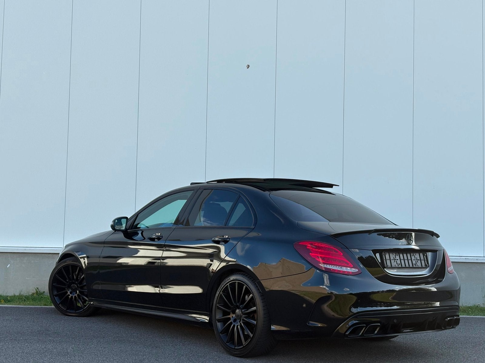 Mercedes C200 - AMG PACK - 4Matic - Full Opties! - Panorama, Auto's, Automaat, Euro 6, Zwart, Bedrijf
