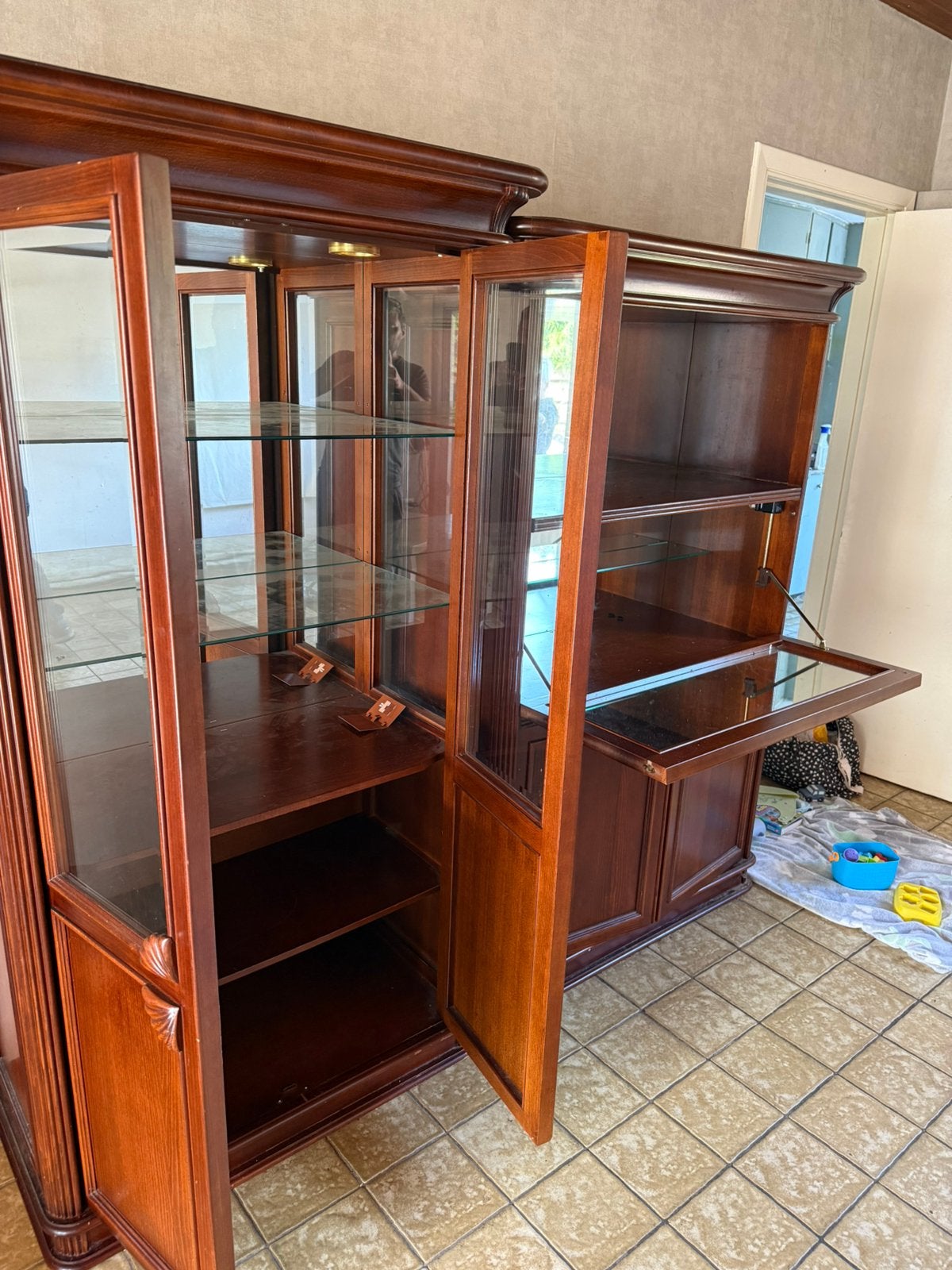 Gratis 2 kasten, Huis en Inrichting, Ophalen, Gebruikt, Glas