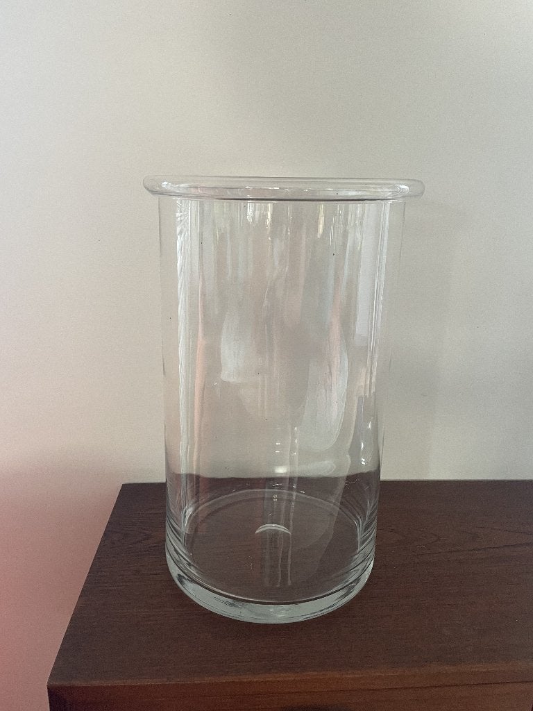 vase en verre, Moins de 50 cm, Autres couleurs, Comme neuf, Verre