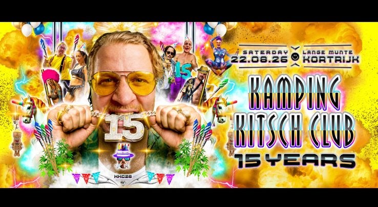 4 tickets te koop Kamping Kitsch 2026, Tickets en Kaartjes