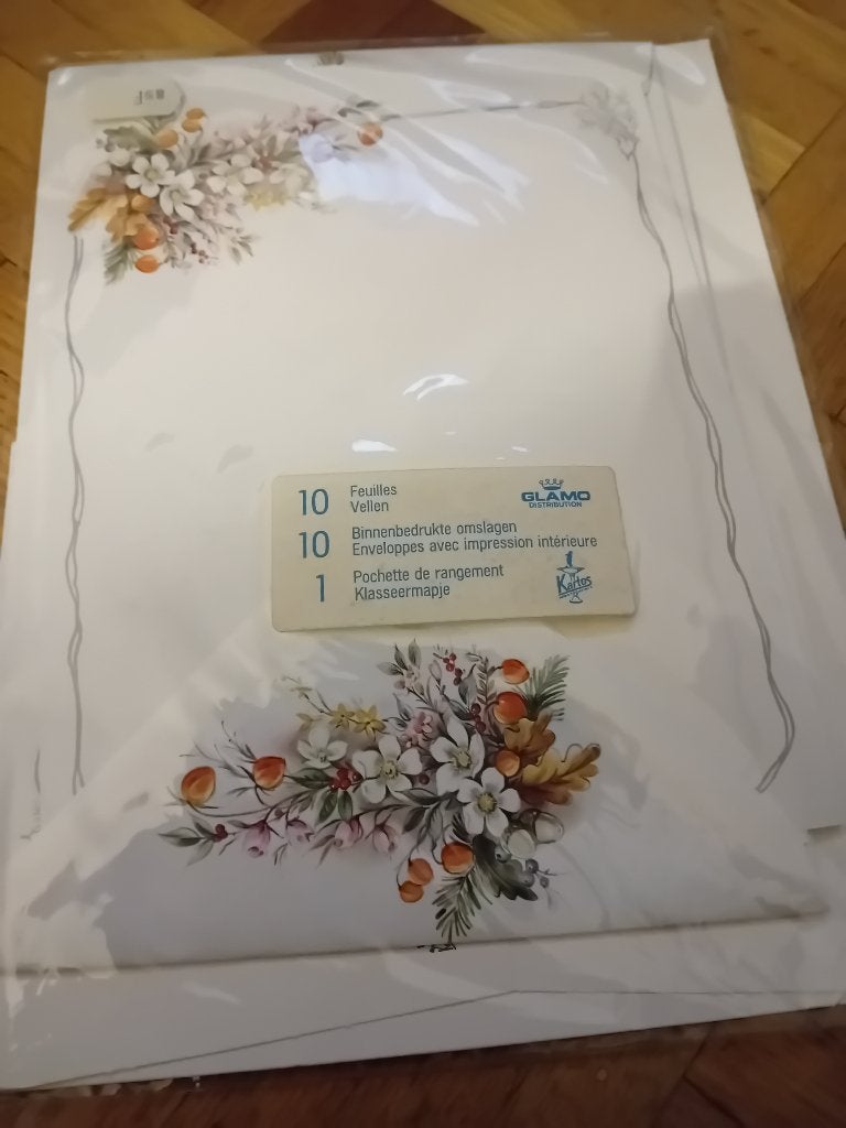 Pochette de papier à lettre vintage, Enlèvement ou Envoi, Neuf