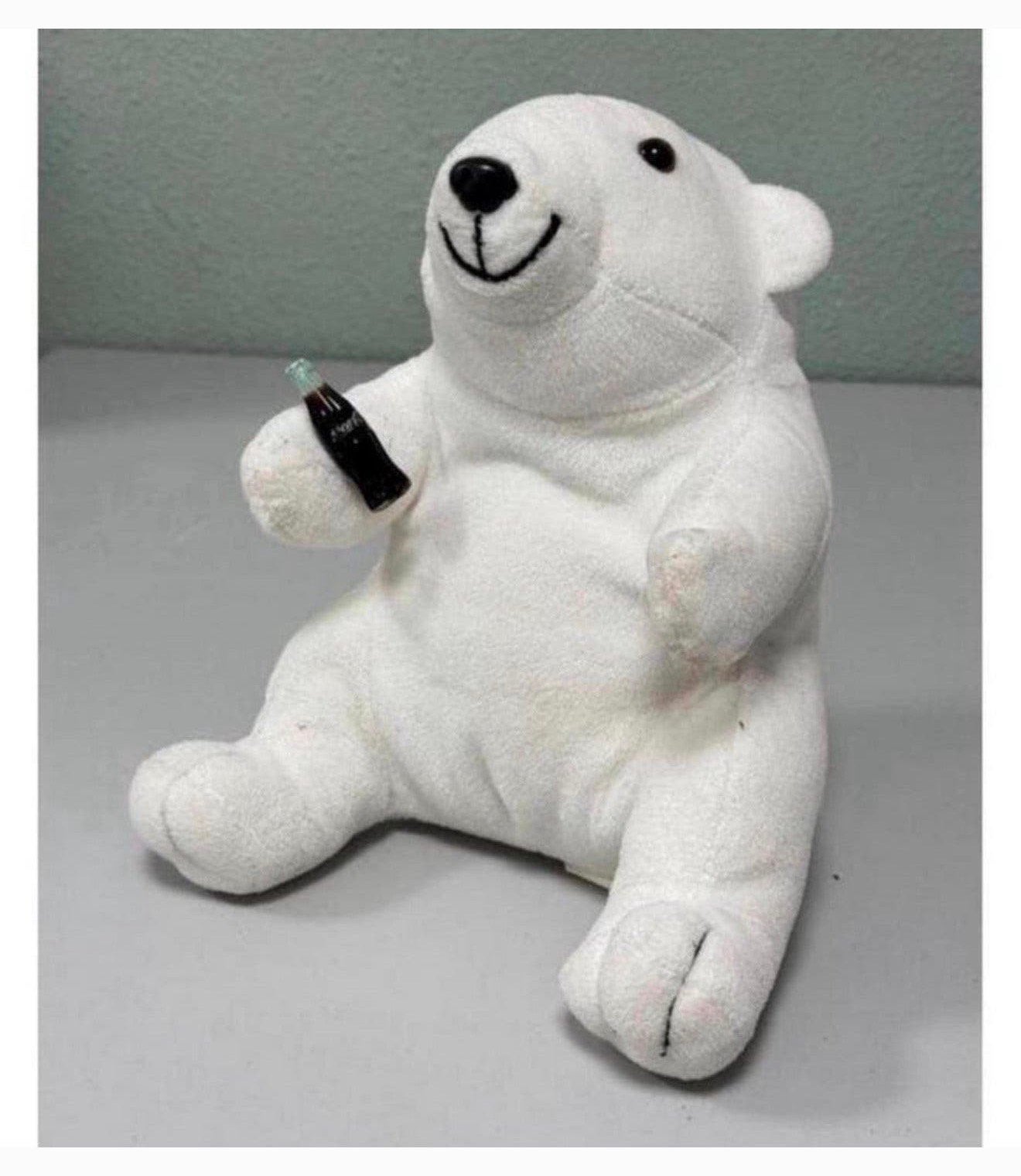 Ours Coca-Cola en peluche vintage 1997 Ours polaire, Collections, Enlèvement ou Envoi, Comme neuf
