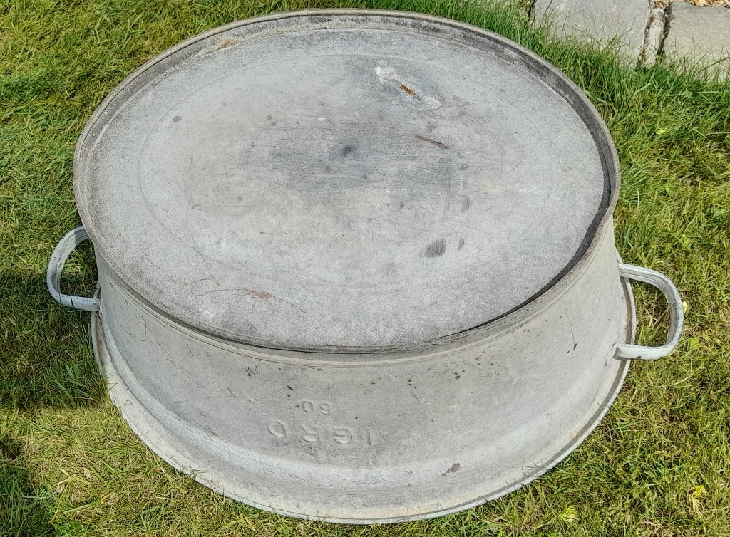 Oude zinken teil, Ophalen