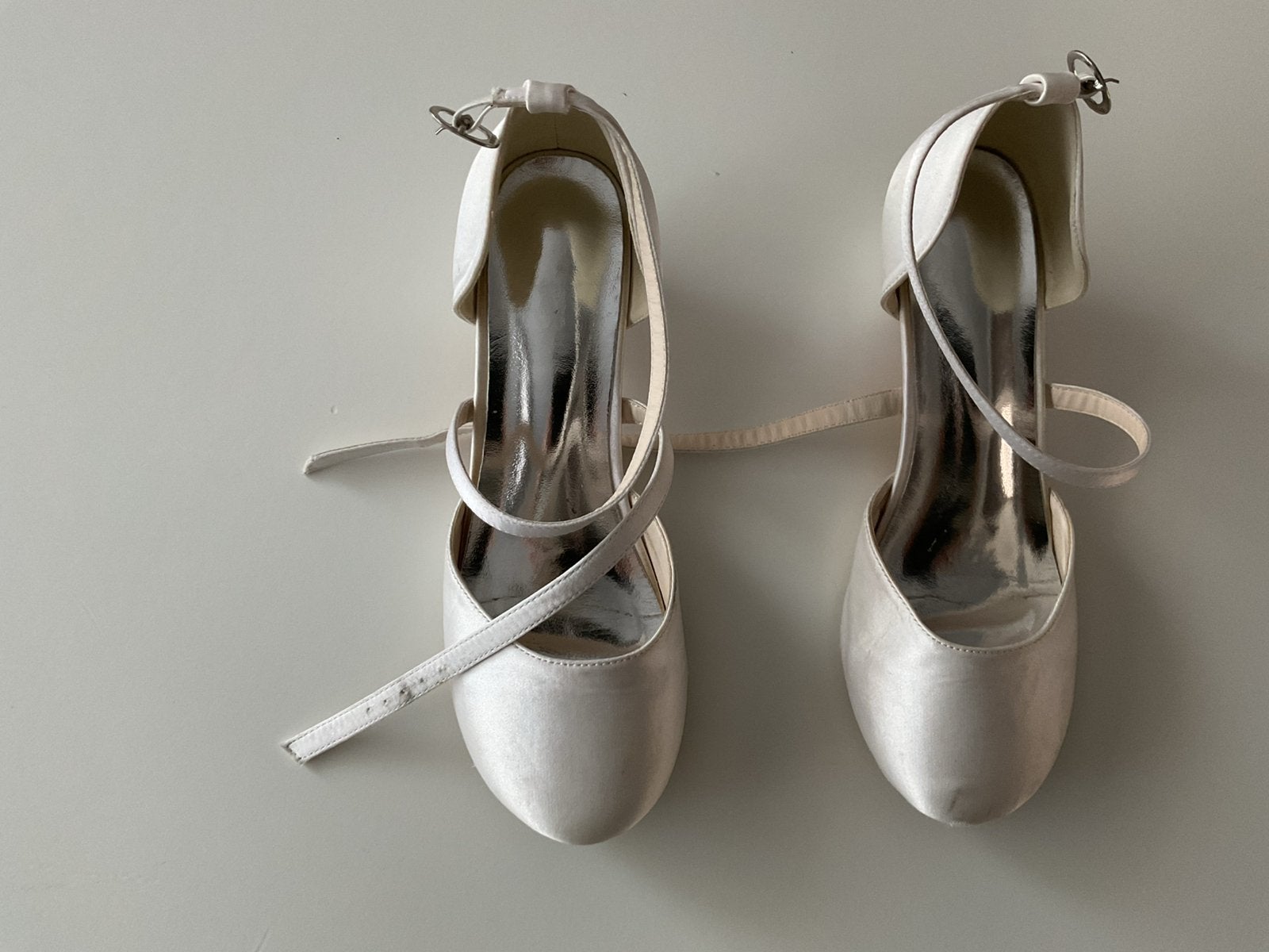 Bruidsschoenen (maat 35), Kinderen en Baby's, Gebruikt, Meisje, Schoenen, Ophalen of Verzenden