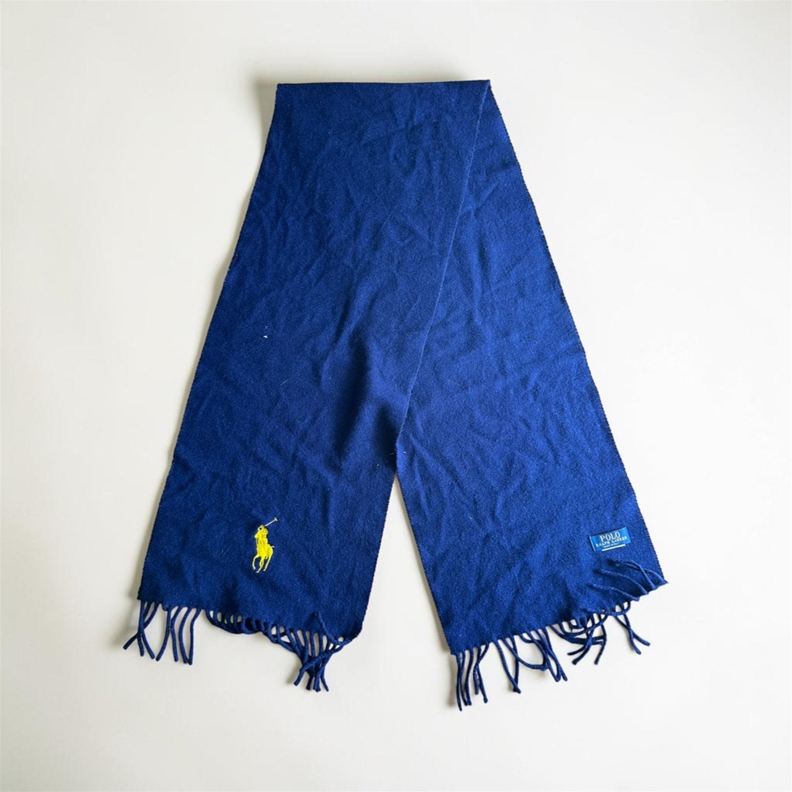Echarpe ralph lauren bleu, Envoi, Comme neuf, Écharpe