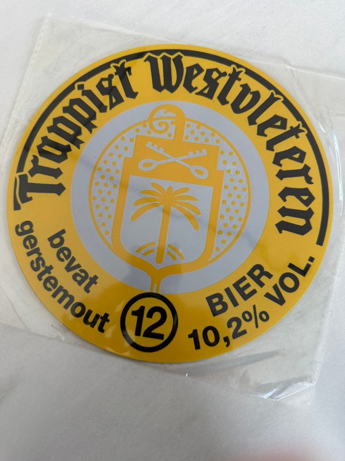 Panneau pub acrylique Westvleteren 12 retro vintage mancave, Enlèvement ou Envoi, Neuf, Panneau, Plaque ou Plaquette publicitaire