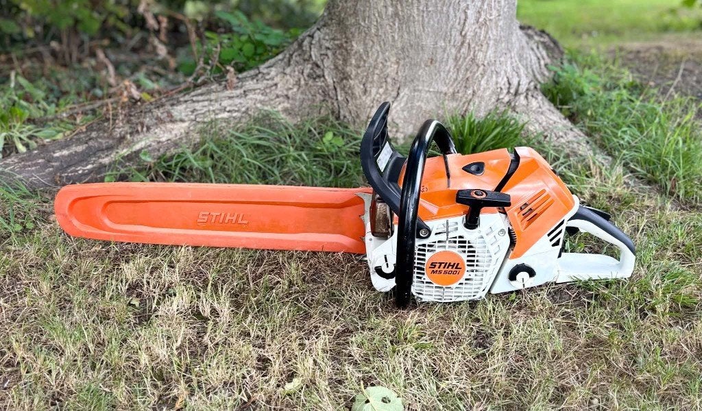 Tronçonneuse STIHL MS 500i, Enlèvement, Comme neuf, Tronçonneuse