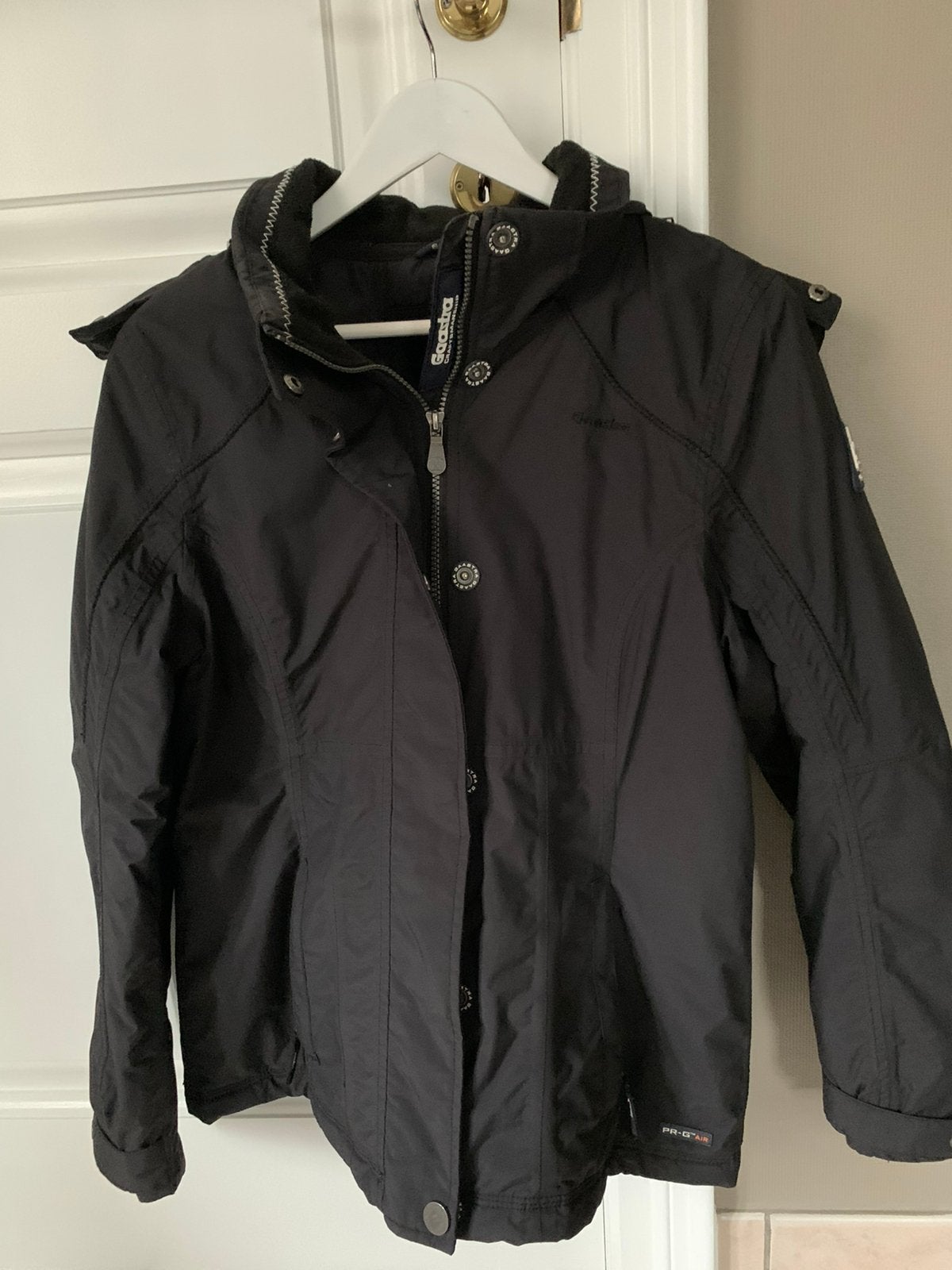Skijas Gaastra L warme winterjas donkerblauw met sneeuwband, Kleding | Dames, Ophalen of Verzenden, Zo goed als nieuw