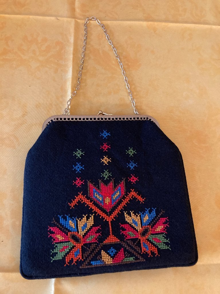 leuk handtasje handwerk, Ophalen of Verzenden, Overige kleuren, Avondtasje