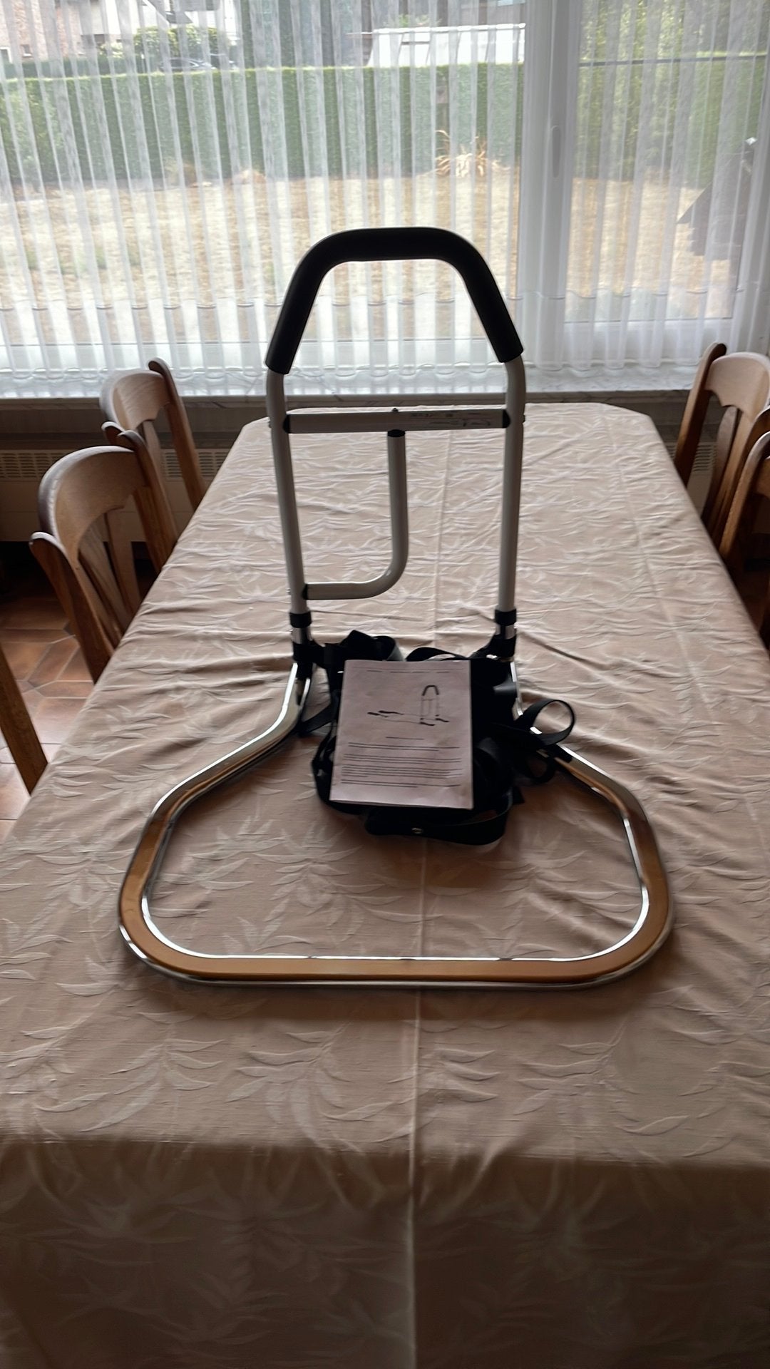 Bedsteun-transferbeugel met zachte handgreep, Ophalen, Gebruikt