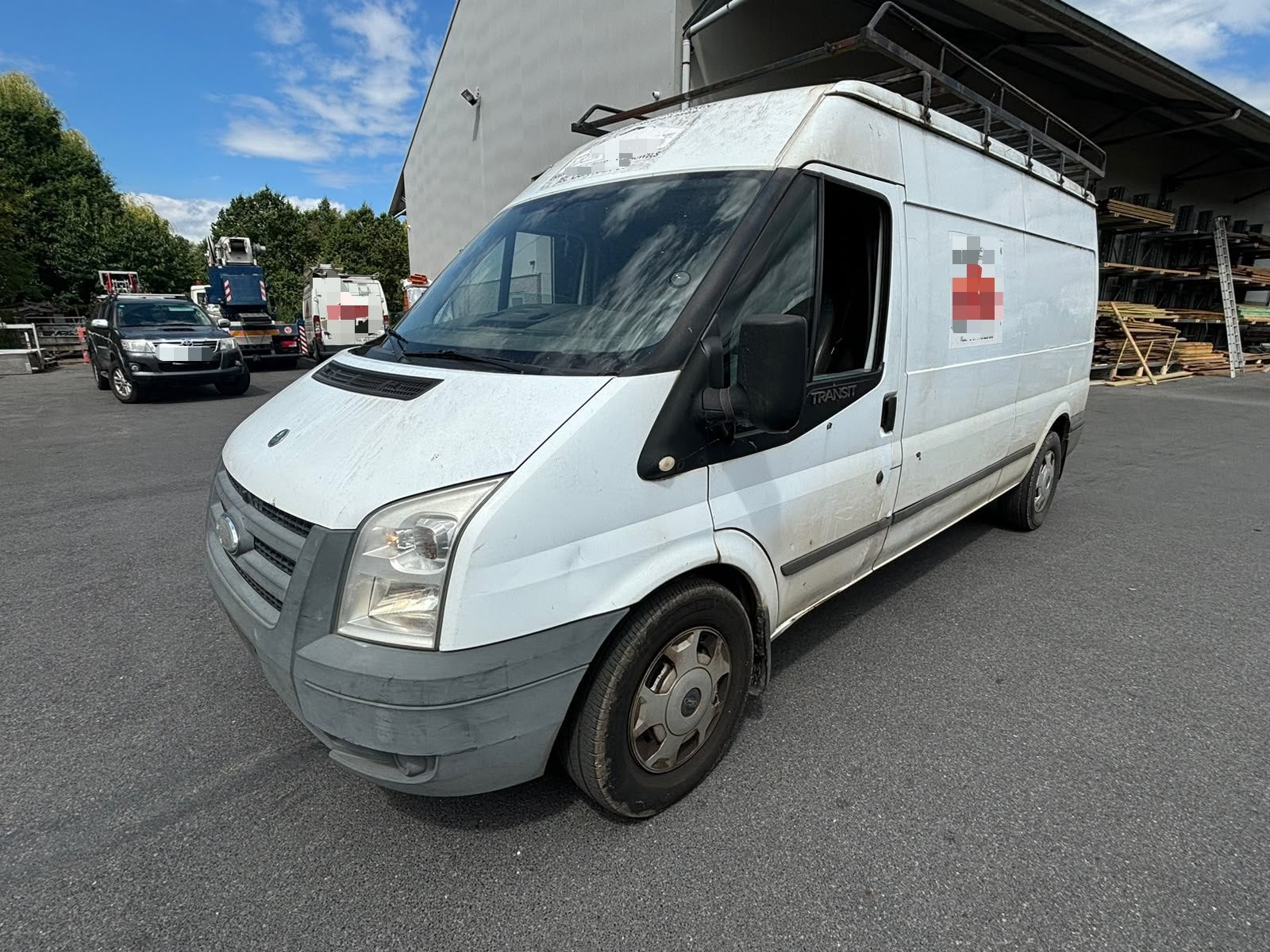 Ford Transit 2.2 TDCI L3H2 115.000km EXPORT, Auto's, Voorwielaandrijving, Stof, Wit, Particulier