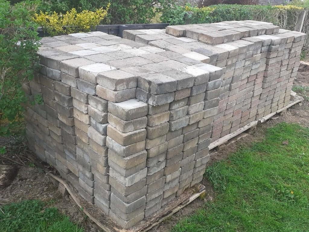 Pavés, Béton, Enlèvement, Utilisé, Autres types