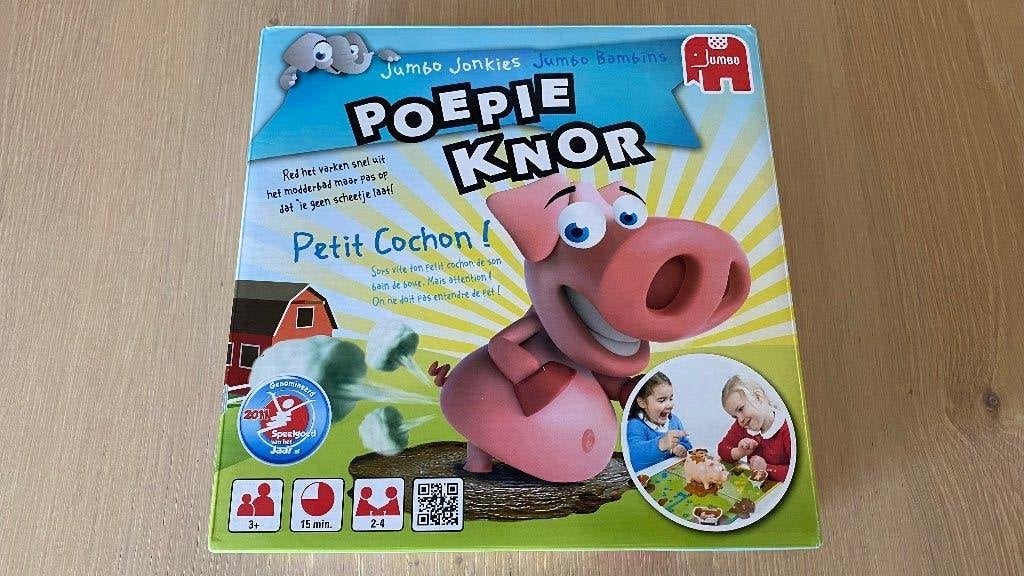 Poepie Knor, Hobby en Vrije tijd, Drie of vier spelers, Ophalen of Verzenden, Zo goed als nieuw, JUMBO