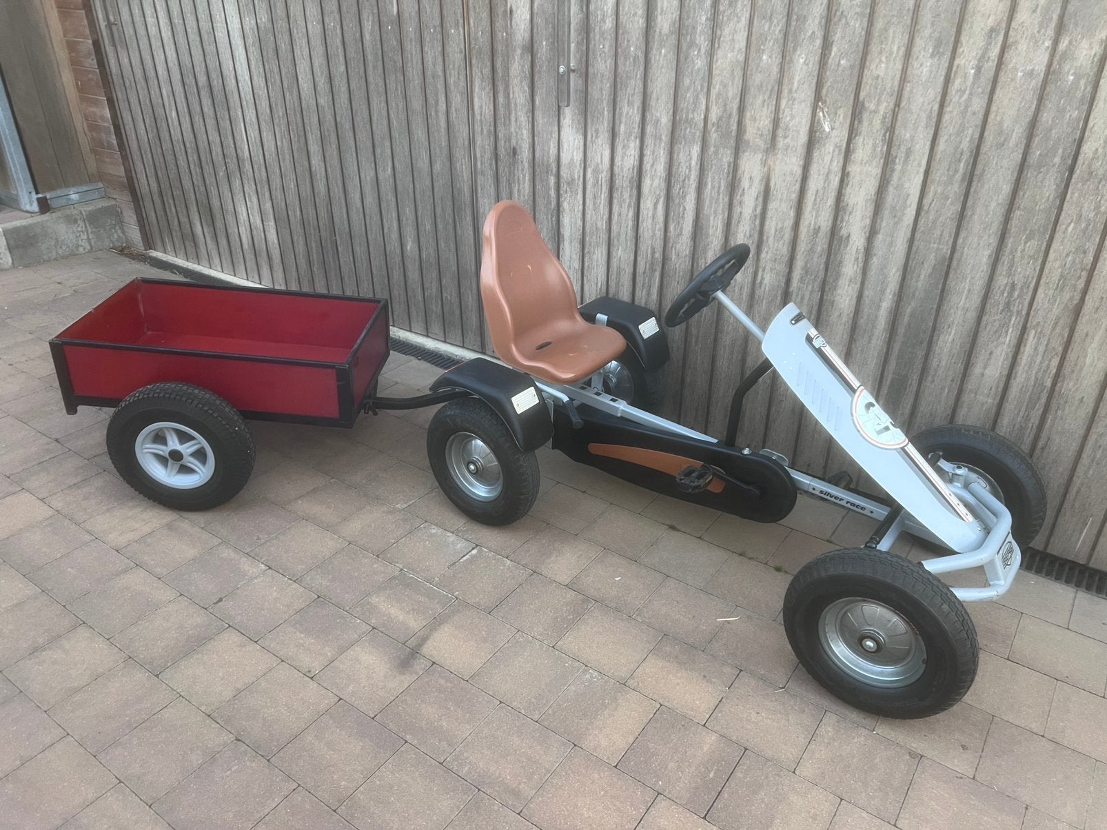 Berg skelter gocart gokart go cart kipkar, Ophalen, Zo goed als nieuw, Berg, Vrijloopautomaat