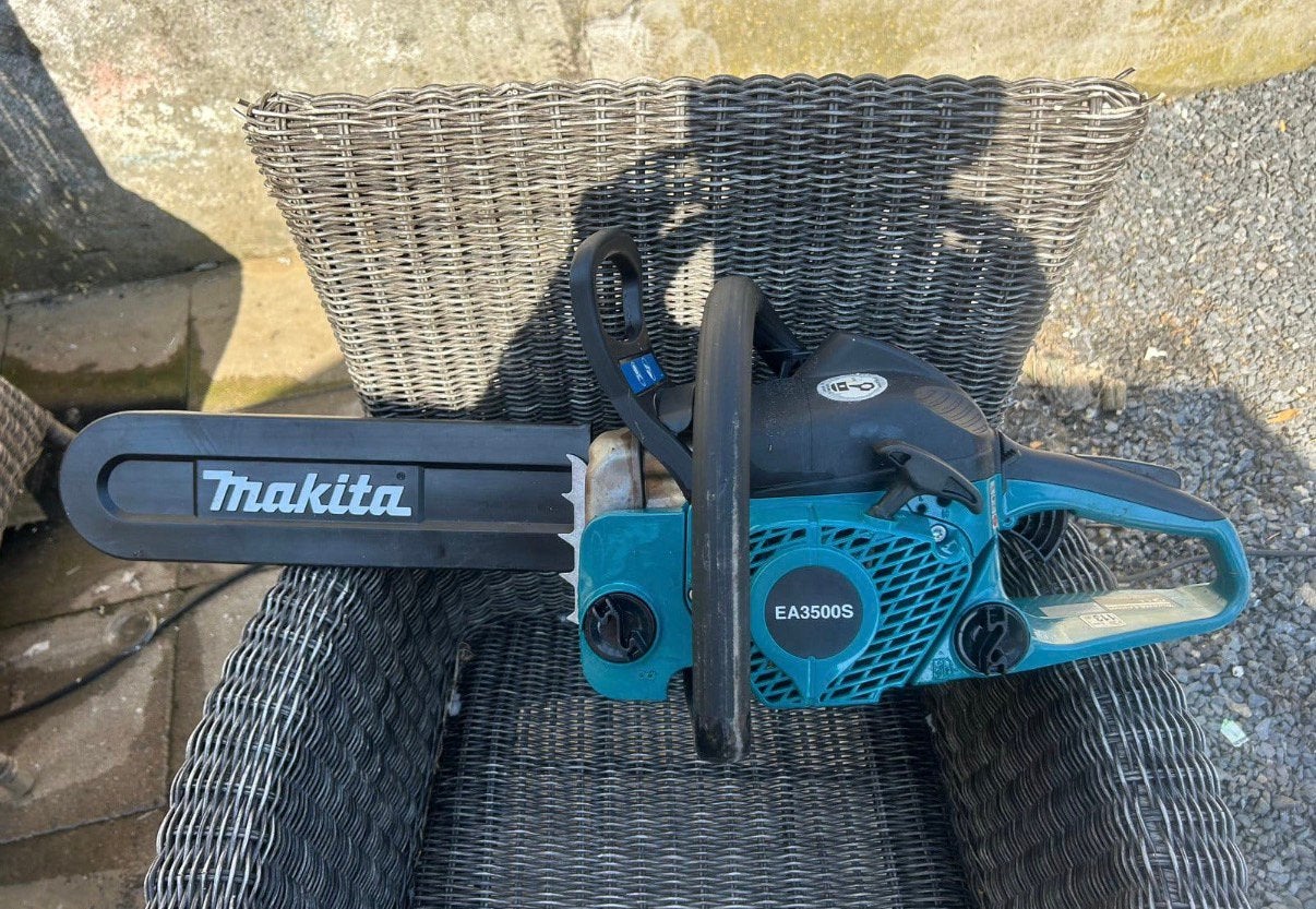 Makita kettingzaag, Tuin en Terras, Ophalen, Zo goed als nieuw