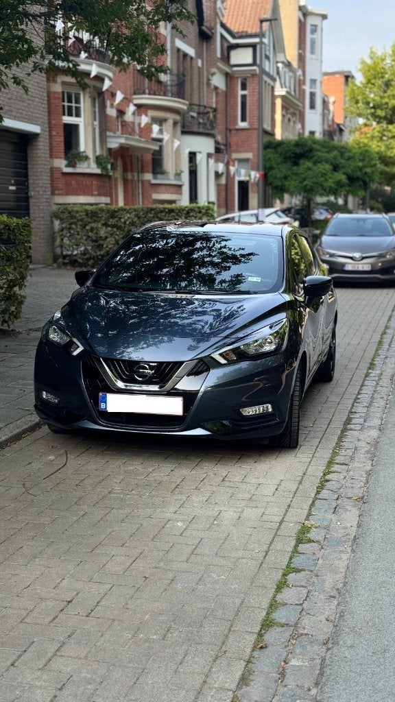 Nissan Micra – eerste inschrijving 2021 – goed onderhouden, Autos, Argent ou Gris, Achat, Boîte manuelle, Alcantara