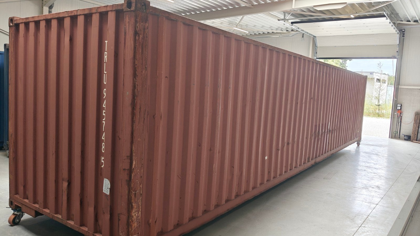 Bruine 40ft container, Doe-het-zelf en Bouw, Containers, Ophalen