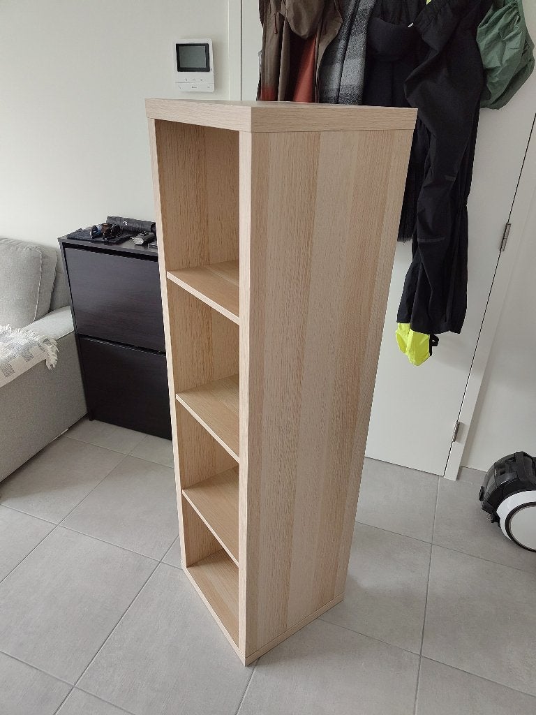 Ikea KALLAX Étagère, effet chêne blanchi, 42x147 cm, Maison & Meubles, Enlèvement, Comme neuf