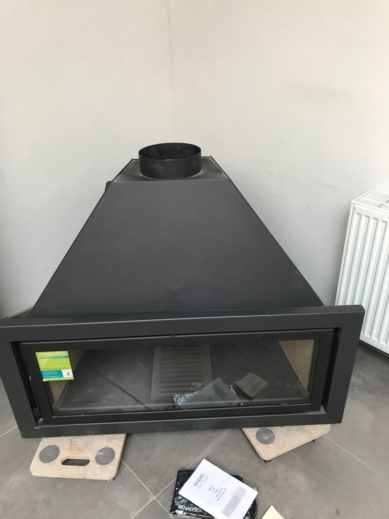 Houtkachel, Huis en Inrichting, Ophalen, Inbouw, Hout, Nieuw