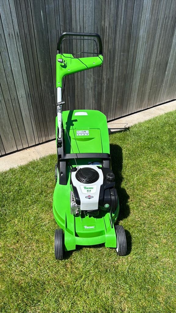 Viking (stihl) 448 VC, Tuin en Terras, Grasmaaiers, Ophalen, Zo goed als nieuw, Benzine-grasmaaier, 40 t/m 49 cm