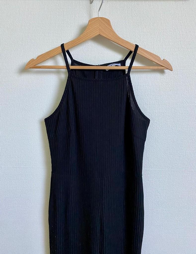 Zwarte ribgebreide jumpsuit van Loavies maat S, Kleding | Dames, Jumpsuits, ANDERE, Zwart, Ophalen of Verzenden, Zo goed als nieuw