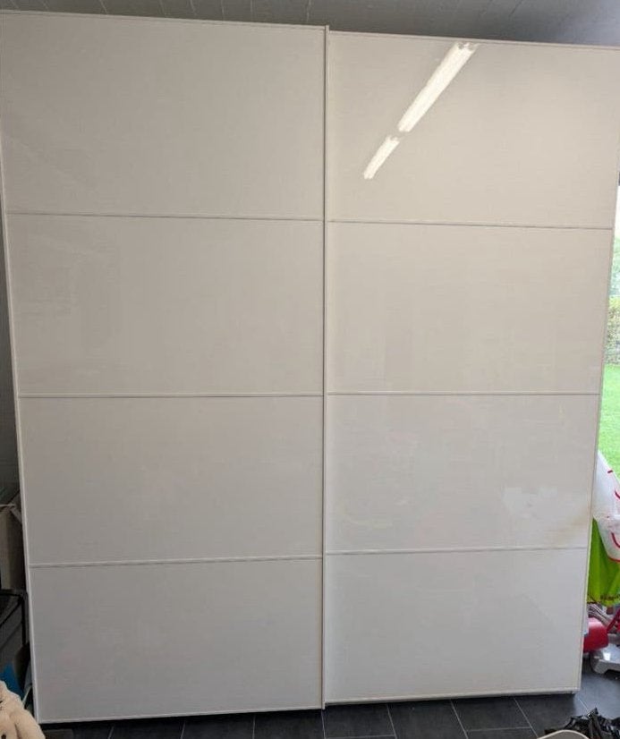 SCHUIFDEUREN IKEA PAX 200x236 - GEEN KAST, Enlèvement, Comme neuf