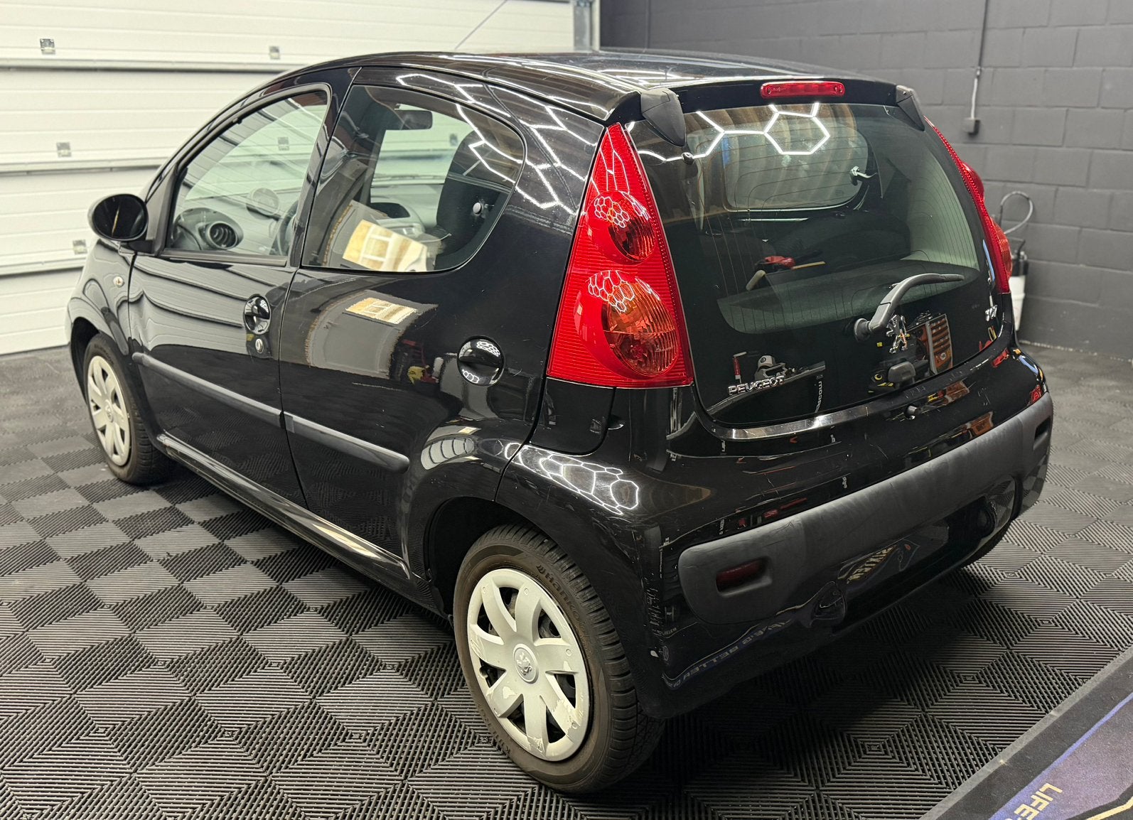 PEUGEOT 107 91.000KM 2009 PRET A IMMATRICULER, Achat, Entreprise, Boîte manuelle, Noir