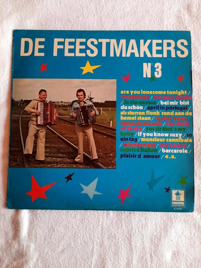 De Feestmakers No 3, CD & DVD, Vinyles | Compilations, 12 pouces, Avec pochette intérieure, Enlèvement, Utilisé